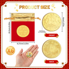 JANYUN year of the horse coin designs featuring prosperity motifs