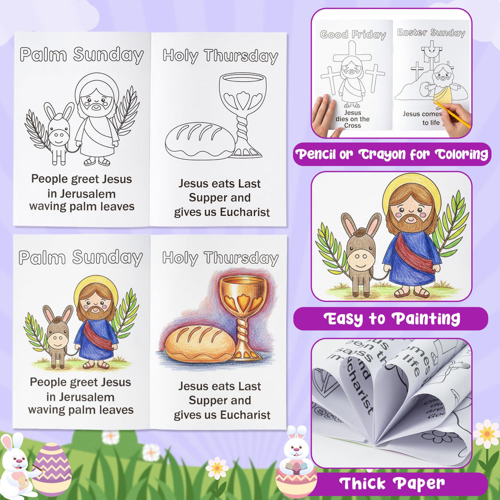 JAPBOR lent-themed drawings designed to engage children with faith-inspired imagery.