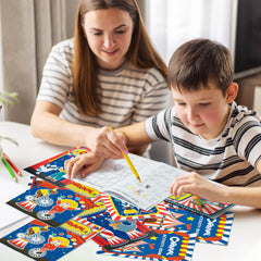 JAPBOR classroom carnival reward coloring book supports group activities and rewards.