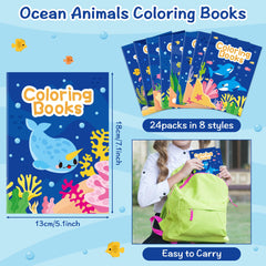 JAPBOR eight-cover ocean designs for vibrant coloring sessions