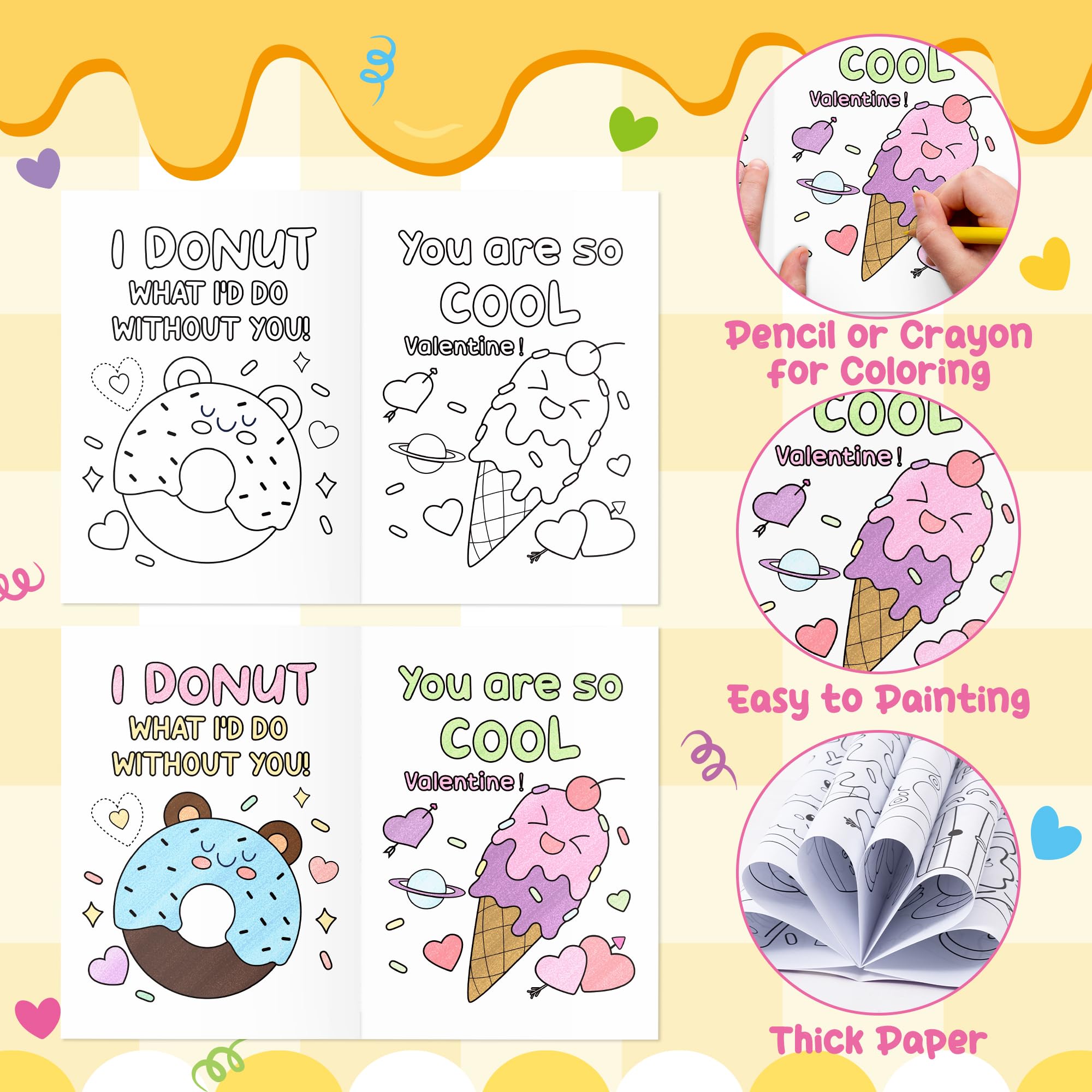 JAPBOR portable 4.9x6.8 inch coloring books easy to carry.