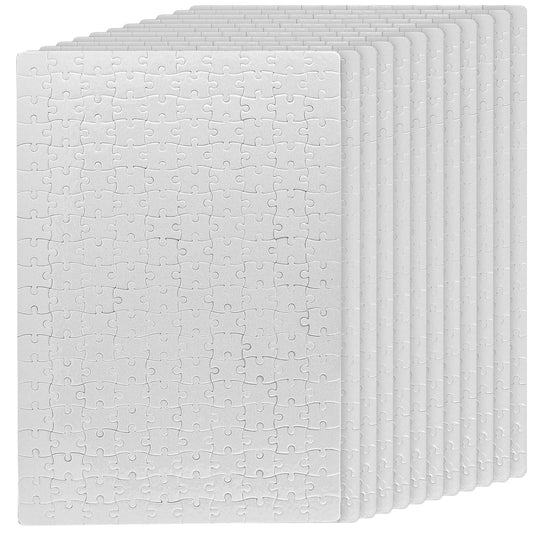 JAPCHET sublimation puzzle blanks 12-set kit ready for colorful custom prints