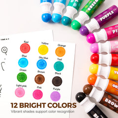 Jar Melo built-in sponge ink pad ensures smooth ink flow for precise dots.