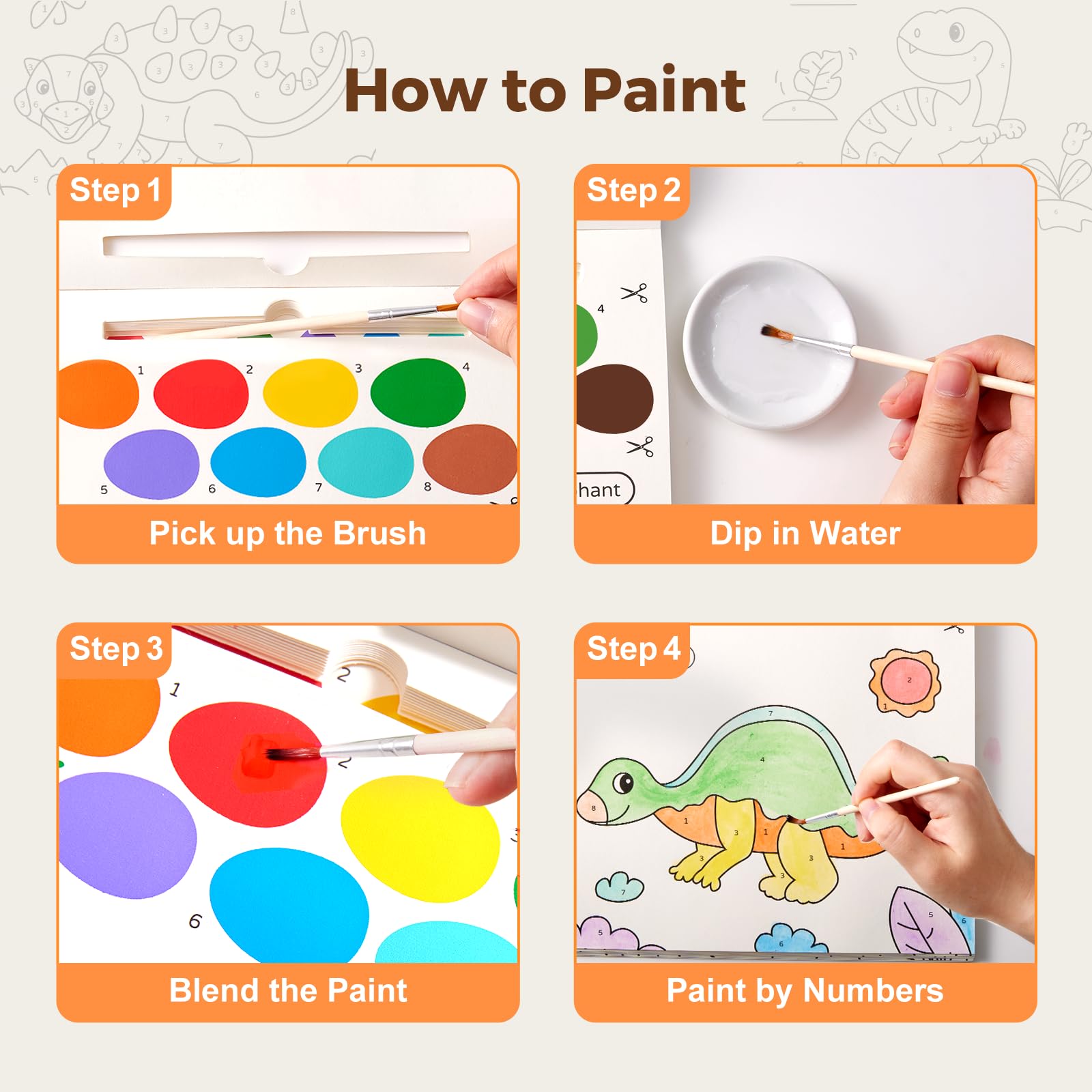 Jar Melo Paint with Water book thick paper resists bleed for vibrant art