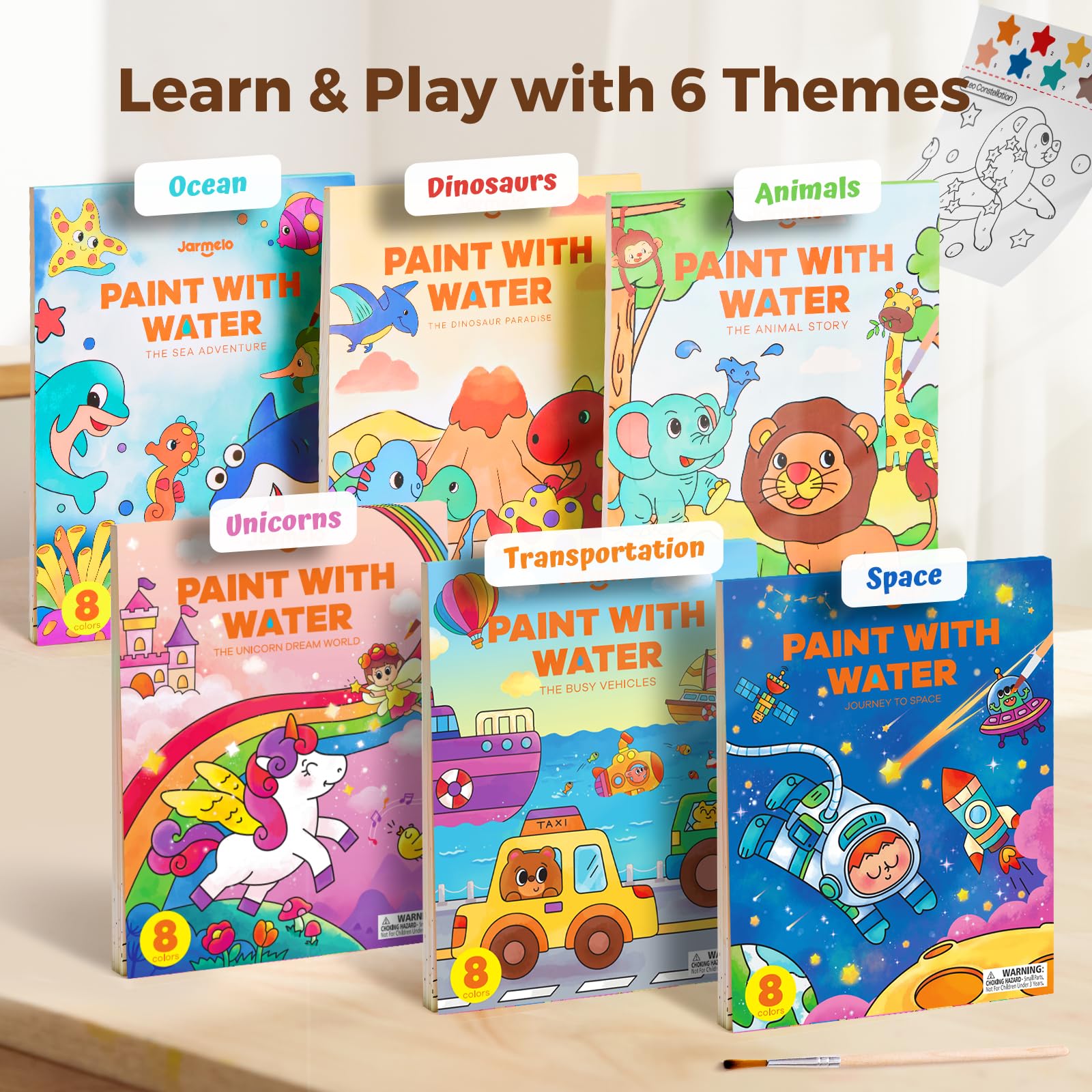 Jar Melo perforated pages allow easy sharing and framing
