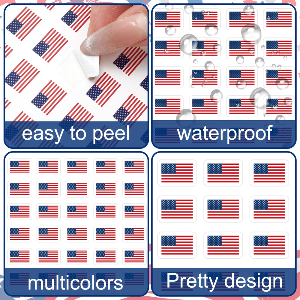 JarThenaAMCS American flag sticker for scrapbooks and crafts