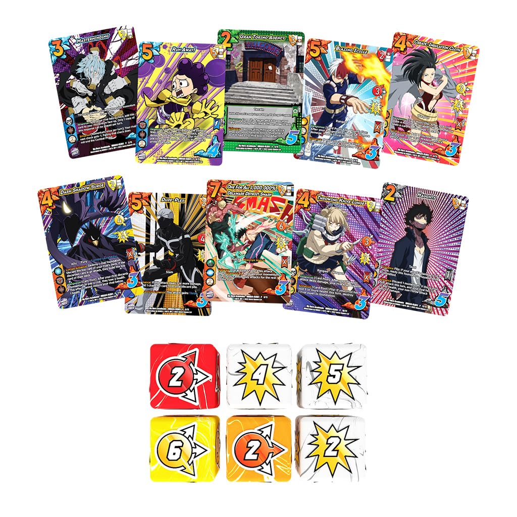 Jasco My Hero Academia card sleeve art pack protects decks beautifully.