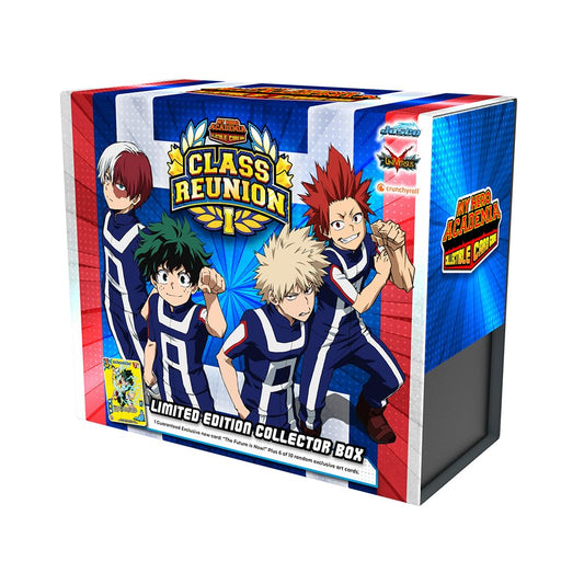 Jasco My Hero Academia Class Reunion Deluxe Box front for display and gifting.
