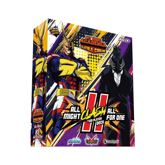 Jasco My Hero Academia All Might card artwork highlighting dynamic hero scenes for collectors