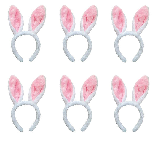 Jashem plush bunny ears headband six-piece set for Easter costumes