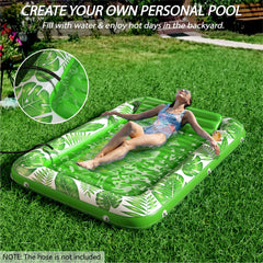 Jasonwell 4-in-1 sun tan tub multiuse for sunbathing and pool