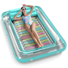 Jasonwell 4-in-1 lounger with pillow offers neck support for sunbathing