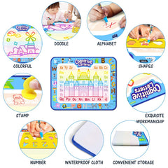 Jasonwell Aqua Water Doodle Mat design booklet for creative ideas.
