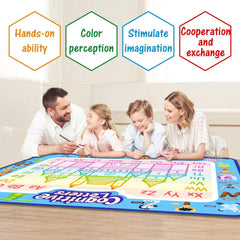 Jasonwell Aqua Water Doodle Mat drawing molds spark playful scenes.