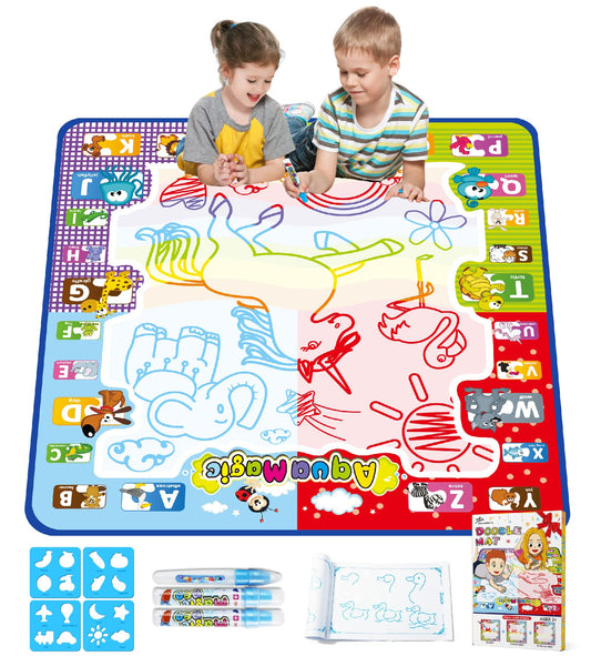 Jasonwell Aqua Water Doodle Mat shows a large doodling area for kids