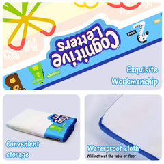 Jasonwell Aqua Water Doodle Mat alphabet side supports early literacy.