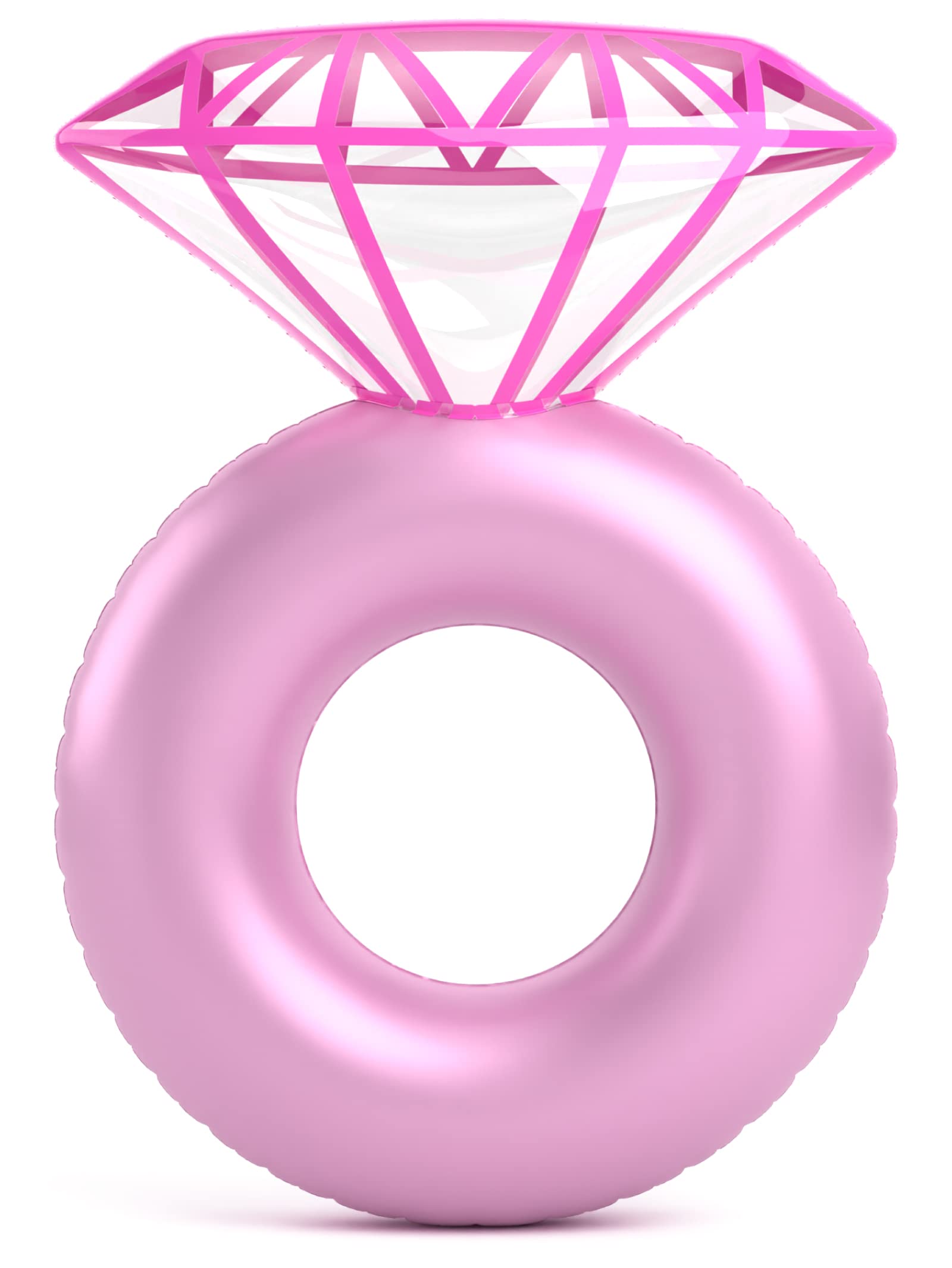 Jasonwell diamond ring float used at a bachelorette party for festive decor.