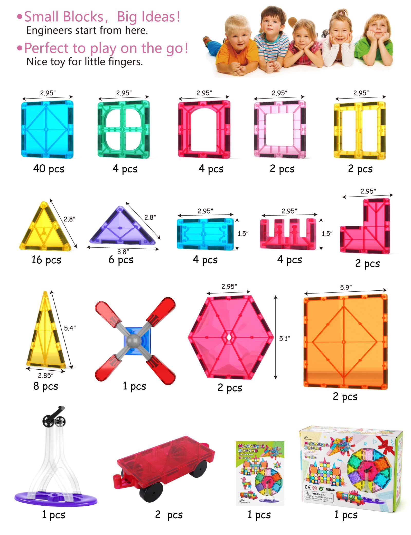 Jasonwell BPA-free non-toxic tiles ensure safe play for kids