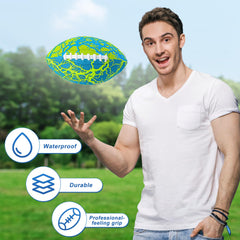 Jasonwell durable waterproof football built for long-lasting water play.