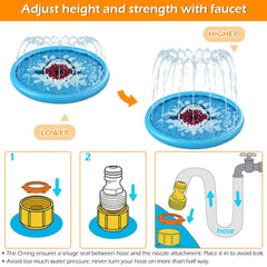 Jasonwell hose hookup is simple for quick setup.