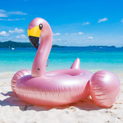 Jasonwell flamingo float ideal for beach and poolside relaxation.