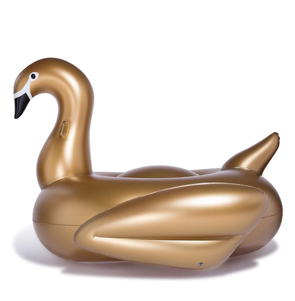 Jasonwell Giant Golden Swan fast valves enable quick inflation and deflation.