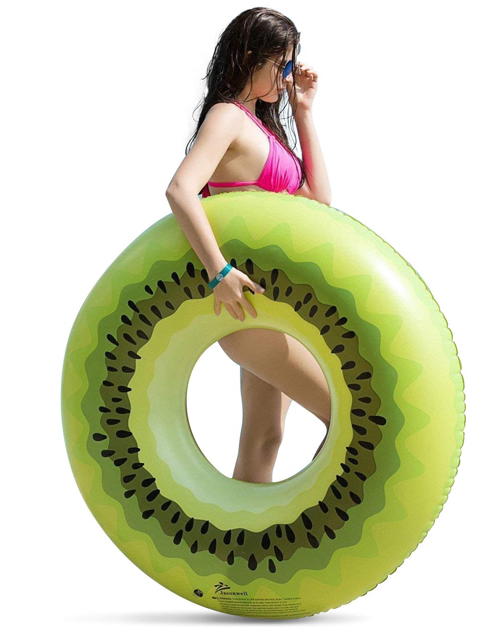 Jasonwell giant kiwi pool float relaxing lounge in water