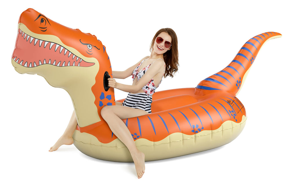 Jasonwell giant T-Rex pool float for epic summer pool parties.