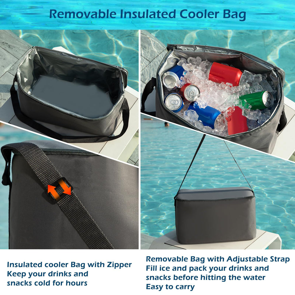 Jasonwell heavy-duty grab handles and rope simplify sharing and docking.