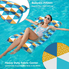 Jasonwell hammock center suspends you gently on the water surface