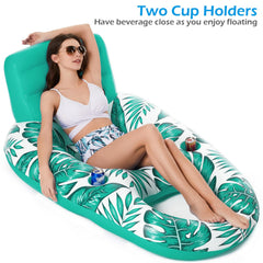 Jasonwell mesh-seat pool float keeps you cool during hot day swims