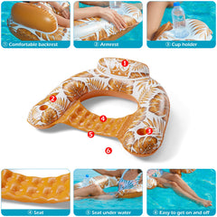 Jasonwell premium raft-grade material delivers comfort and lasting performance.