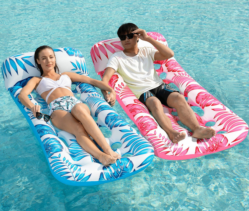 Jasonwell inflatable pool float lounge headrest for comfortable lounging