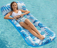 Jasonwell inflatable pool float lounge headrest for comfortable all-day pool lounging