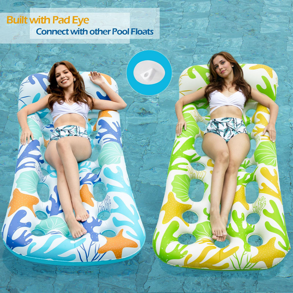 Jasonwell pool float lounge stability design keeps balance and reduces slips.