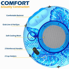 Jasonwell two air valves enable fast inflation and deflation.