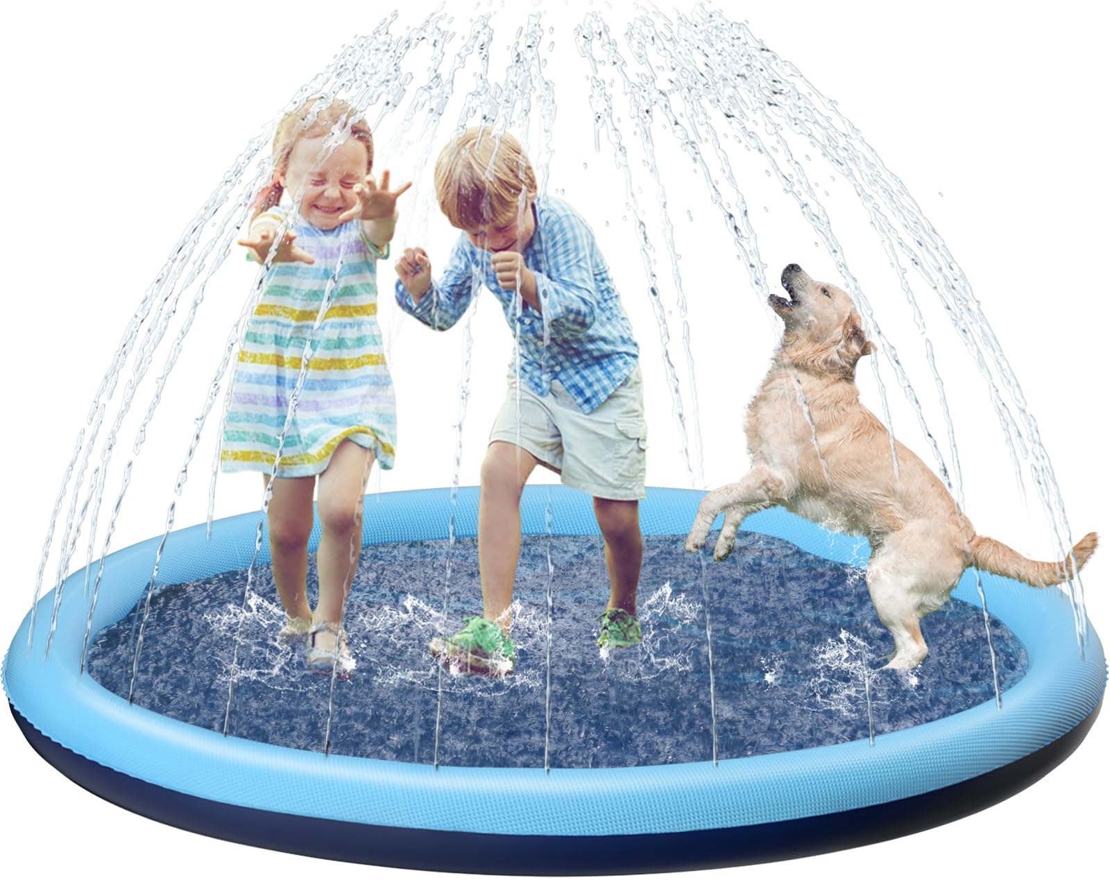 Jasonwell Kids Splash Pad Splash for outdoor cooling and fun