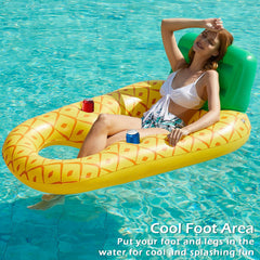 Jasonwell large adult-size design offers stable lounging on water.
