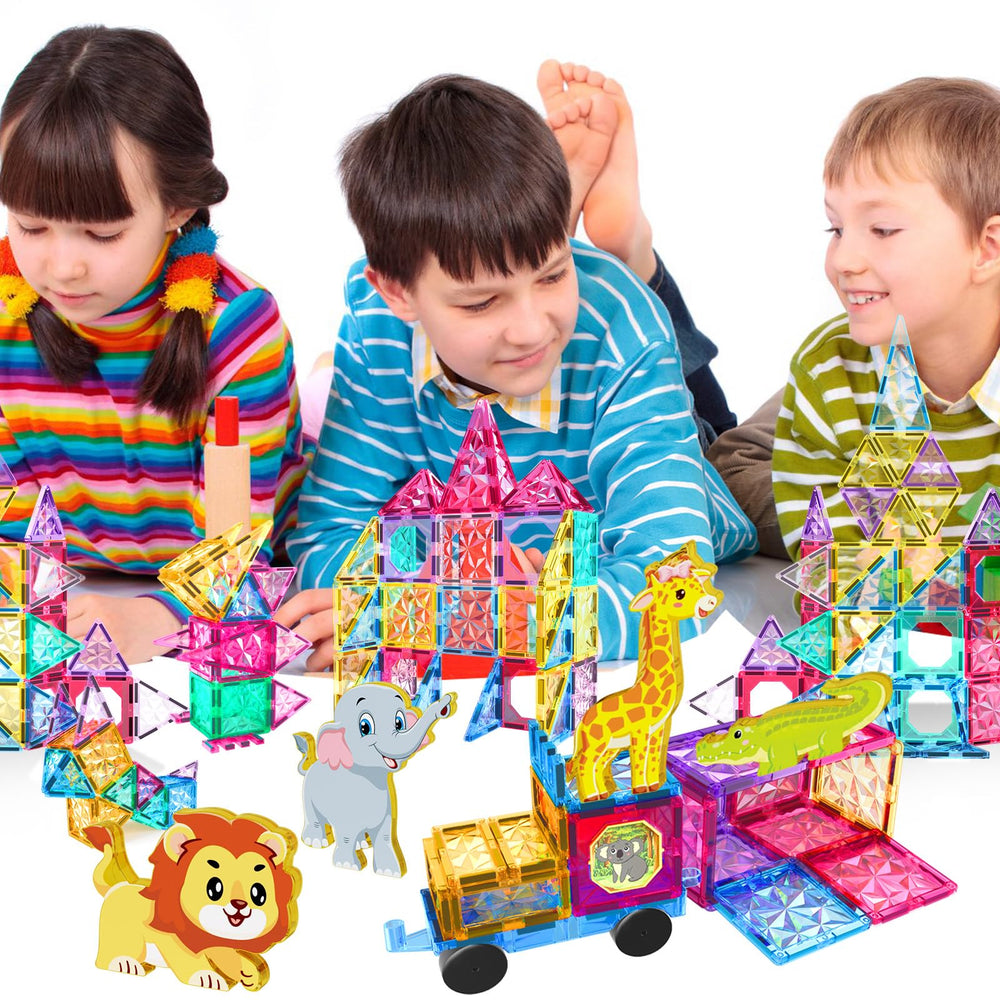 Jasonwell magnetic tiles family-play supports collaborative, screen-free fun.