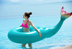 Vibrant green color enhances poolside photos and summer vibes
