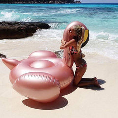 Jasonwell float supports one adult or two kids safely.