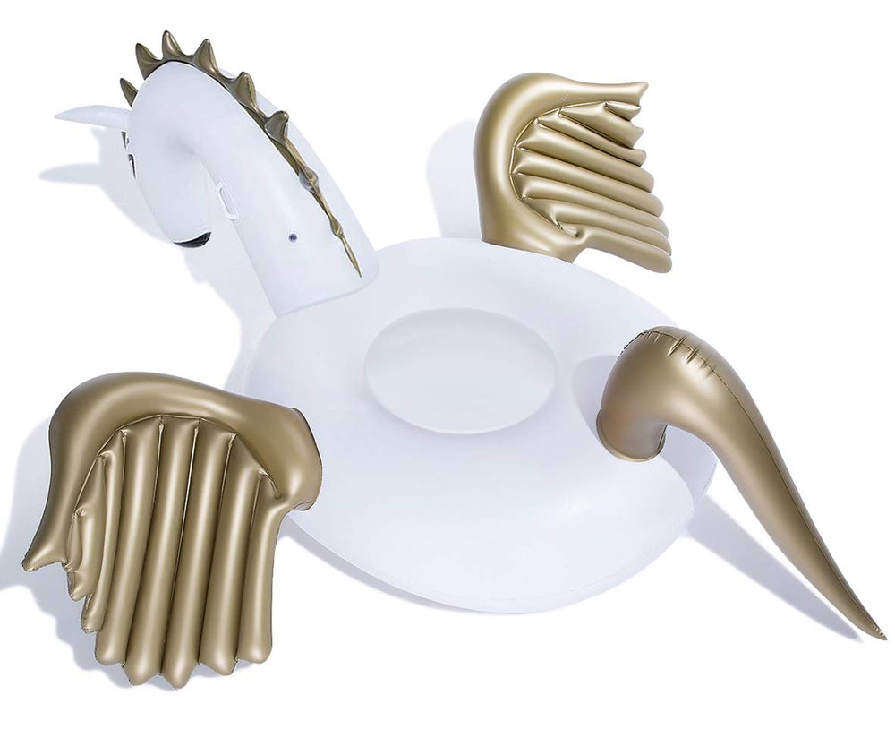 Jasonwell Pegasus float uses soft, durable raft-grade material for comfort