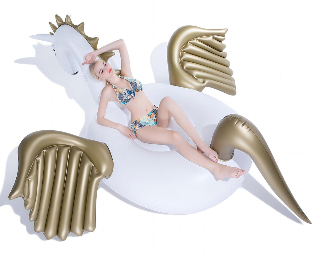 Jasonwell Giant Pegasus pool float in XXXL size for two adults lounging