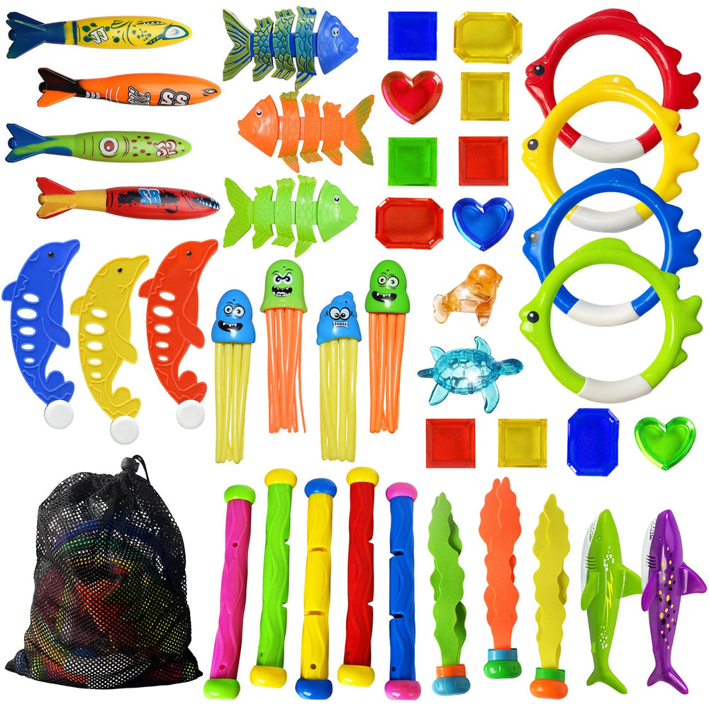 Jasonwell pool diving sticks and rings for easy underwater retrieval.
