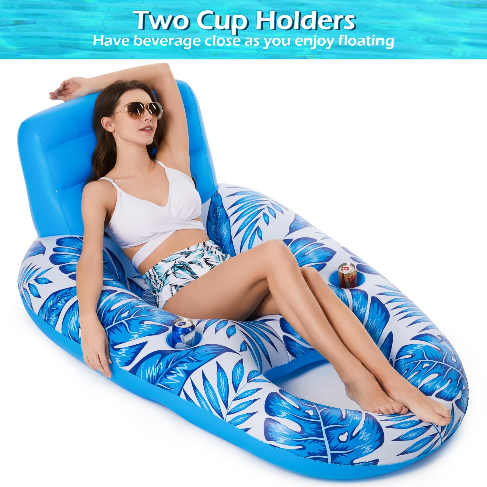 Jasonwell cooling mesh seat helps stay cool during sunny pool days.