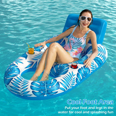 Jasonwell large adult size offers stable, premium lounging on water.