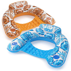 Jasonwell pool float chair 2-pack ready for relaxed lounging in water.