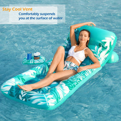 Jasonwell pool float pad eyes enable connecting with other floats