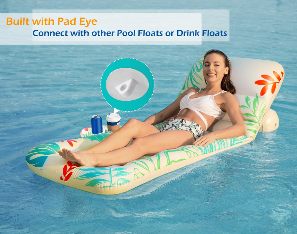 Jasonwell premium vinyl pool float offering durable stability and lounging comfort