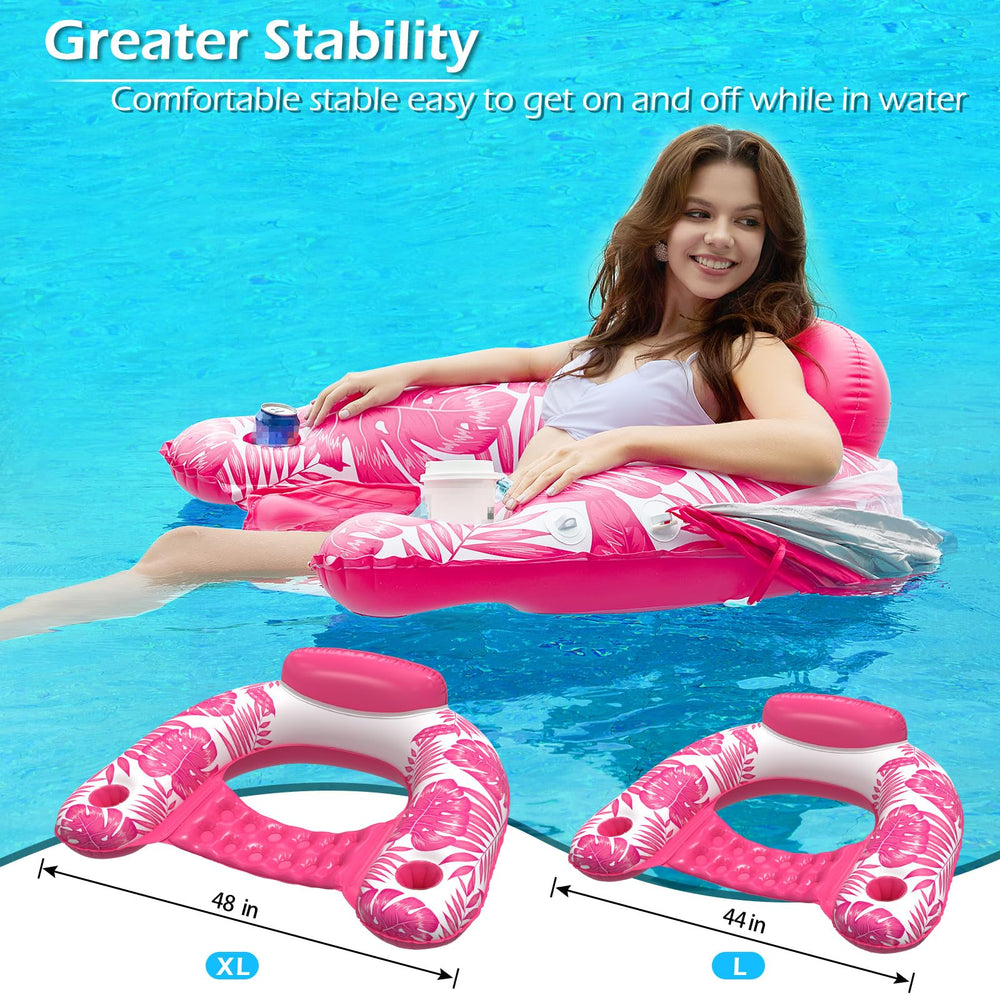 Jasonwell float design with single-arm-rest and backrest offers stability.